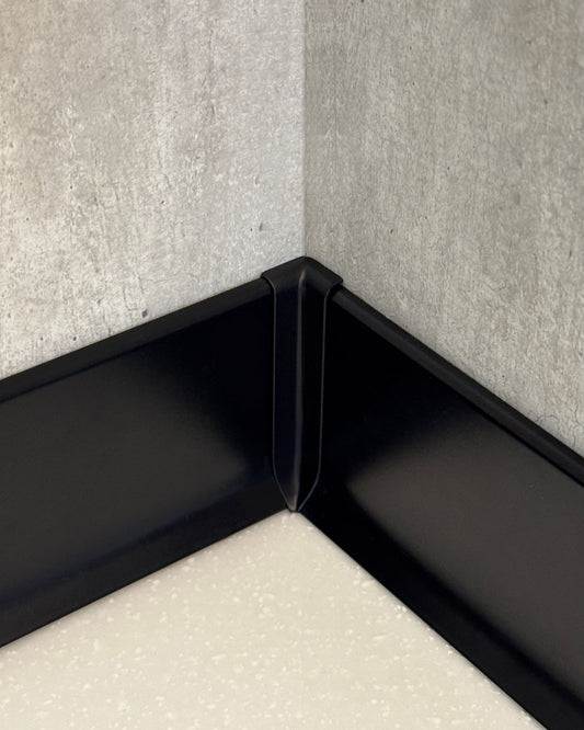 Black Aluminum Skirting 2500 x 60mm