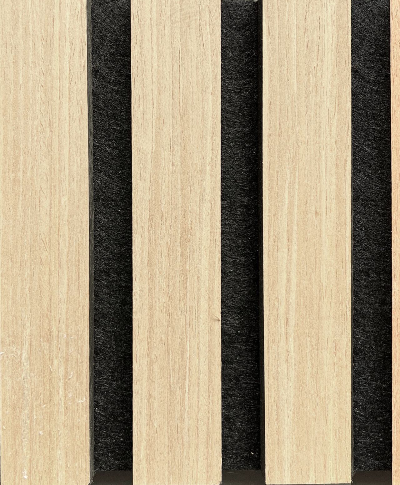 White Oak Wood Veneer Grille Acoustic Panel