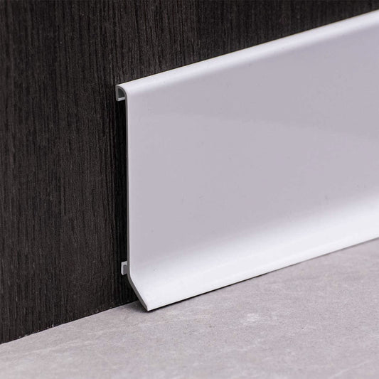 White Aluminum Skirting 2500 x 60mm