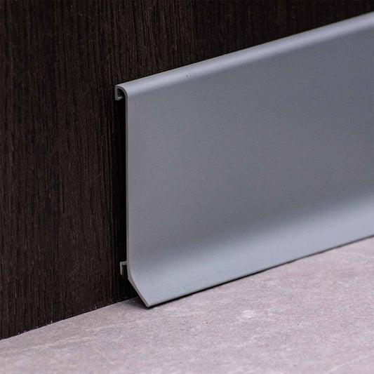 Grey Aluminum Skirting 2500 x 60mm