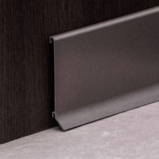 Brown Anodized Aluminum Skirting 2500 x 60mm