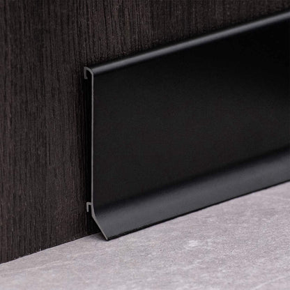 Black Aluminum Skirting 2500 x 60mm