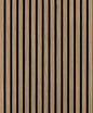 Smoke Oak Wood Veneer Grille Acoustic Panel