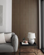 Walnut Wood Veneer Grille Acoustic Panel