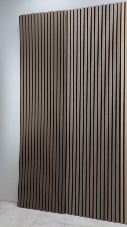 White Oak Wood Veneer Grille Acoustic Panel